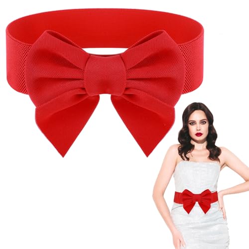 Women Bow Belt, Elastic Sash Waist Belt For Bridal, Waist Belts for Party Special Occasion