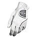 Powerbilt TPS Cabretta Tour Golf Glove - Ladies LH Medium, White(Medium, Worn on Left Hand)