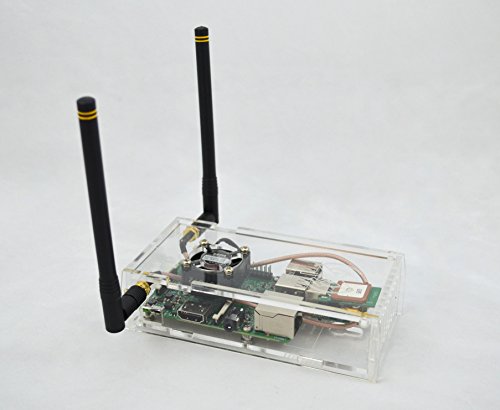 Stratux Case with Fan, Clear Acrylic