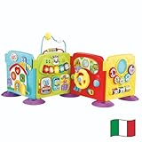 VTech Il Mio Primo Centro Attività, Centro Attività 3 in 1 con 2 Canzoni e 10 Melodie, Sviluppo Motricità Fine, Spegnimento Automatico, Lingua Italiana, Batterie Incluse, 6-36 Mesi