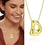 Diese Initialen Anhänger Halskette ist 16 zoll lang und verfügt über eine 2 zoll lange Verlängerungskette, was die Größe anpassbar macht und sie für die meisten Frauen und Teenager Mädchen. Ihr schlichtes und exquisites Design macht sie zu einem vielseitigen Accessoire, das sich für viele Gelegenheiten eignet und die einzigartige Persönlichkeit betont