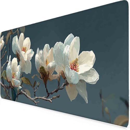 Tapis de souris beige antidérapant et imperméable grand format 800x400mm