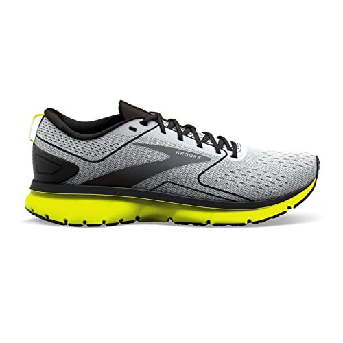 Brooks Brooks Men's Transmit 3 Running Shoe - Oyster/Black/Nightlife - 12 Medium