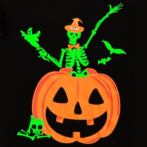 Miniatura 2 de Toddler Boys Skeleton Pajamas Sets Kids Pumpkin Sleepwear Boys Halloween 2 Pcs PJS