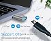 3 Piezas Adaptador USB C Macho a USB 3.0 Hembra con OTG,...