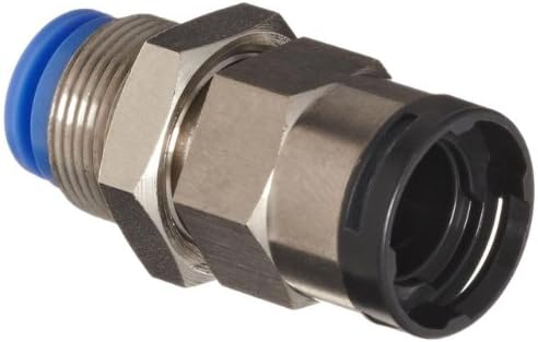 SMC KB Series Polybutylene Terephthalate Piping Module Manifold, Bulkhead Connector, 8mm Tube OD x M16x1 Female
