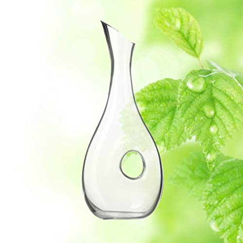 UPKOCH Garrafa de Vinho de 1200Ml Garrafa de Cristal Chumbo Aerador de Vinho Garrafa de Vinho Tinto