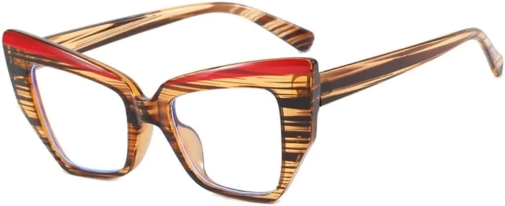 Retro Cat Eye Glasses Frame for Women Men Vintage Clear Lens Eyeglasses