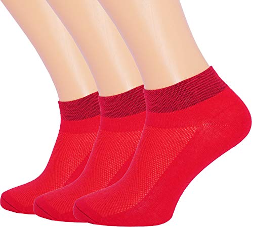 Image of RONDO 3 Pack Thin Ankle Socks - Unisex Ultra Thin Breathable Athletic Socks - Low Cut Running Ankle Socks - Thin Cotton Socks