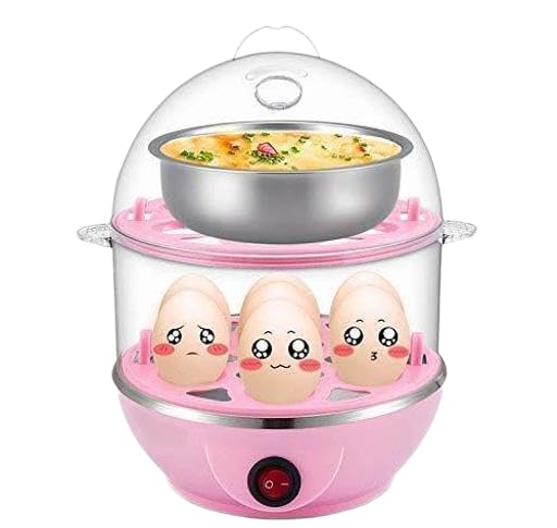 2 Layer Egg Boiler | Multipurpose Home Kitchen Essentials Utility Products for Daily Use and Organization ORE-P027-image-22