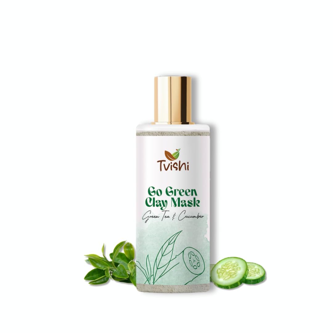 Go Green Clay Face Mask - 50 Gms | Face Pack for Open Pores Tightening — Flash AI Score 92/100