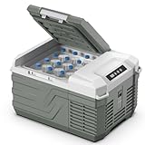 Alpicool 車載冷蔵庫 9L ポータブル冷蔵庫 急速冷凍 小型 -20℃～20℃ 45W省エネ 静音 3WAY電源対応 DC12V/24V AC100V 車載冷蔵冷凍庫 車載家庭両用 固定用穴付き トラック 車中泊 キャンプ アウトドア 現場 日本語説明書 NL9