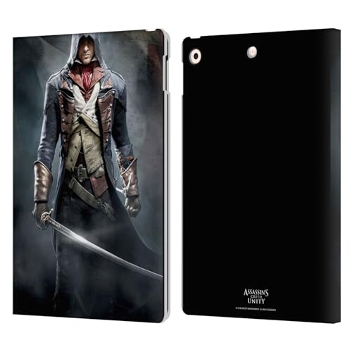 Étui iPad 10.2 Assassin's Creed cuir portefeuille protection