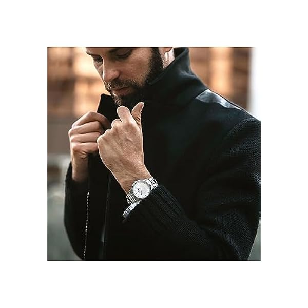 Daniel Wellington ikonisk länk klocka, roséguld eller silver länkarmband