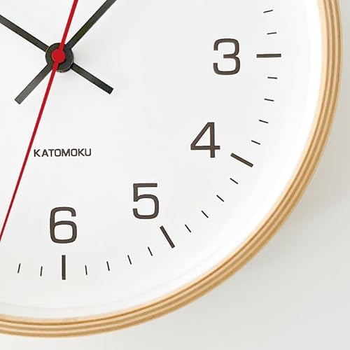 KATOMOKU plywood wall clock km-44NARC の商品画像 5