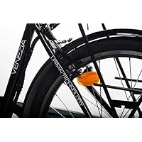 Momo Design Venezia, Bicicletta elettrica a pedalata assistita Unisex  Adulto, Nero, Unica : Sport e tempo libero