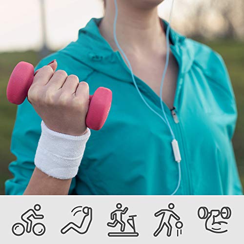 Hanerdun Wrist Sweatbands Thick Terry Cloth Wristbands For Men And Women Athletic Sweat Bands For Sports Tennis Gym Basketball #TOP4