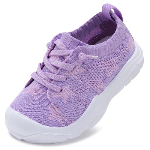 LeIsfIt Toddler Wide Toe Box Shoes Boys Girls Slip On Shoes...