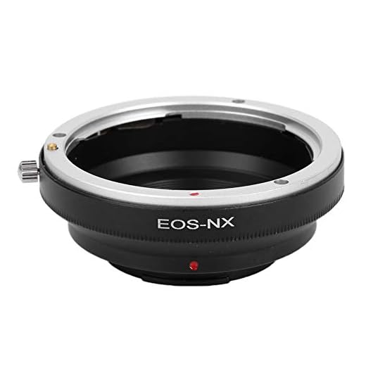 Adapter för objektivmontering, EOS-NX-adapterring för aluminiumlegering för Canon EOS-objektiv till för Samsung NX-kamera med färgyta