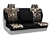 Coverking Rear 60/40 Split Bench Custom Fit Seat Cover for Select Chrysler Sebring Models - Neosupreme Mossy Oak (Break Up Infinity with Black Sides)