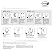 Command Mirror Organizer with 3 Key Hooks and Small Ledge, Holds up to 2 lb, Quartz, Removable Wall Mirror for Entryway or Hallway, Perfect for On-the-go Items