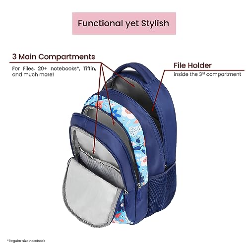 Image of Genie Laptop Backpack for Women & Girls (27L) | Spacious Office, College & Travel Laptop Backpack | Multi-Compartment, Water Resistant