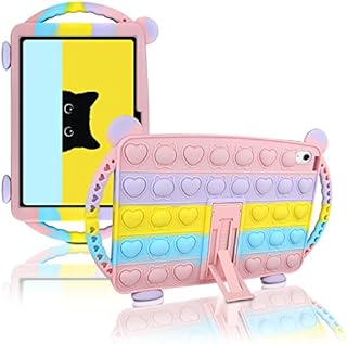 Vofolen for iPad 10th Generation Case 2022 with Fold Kickstand Silicone Pop Fidget Bubble iPad 10 Case for Kids Girls Protective Tablet Cover for iPad 10th Gen Case 10.9 inch 2022