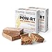 ration1 Energieriegel, lange haltbar, Riegel als Notfallnahrung oder Snack beim Radfahren Wandern Outdoor, vegan & laktosefrei, POW-R1&reg; High Energy Bar 2er Pack enth&auml;lt 2x 4 einzelne Energy Bars