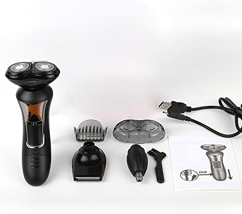 Head Shavers for Bald Men, 3 In 1 Men Electric Shavers Triple Razor Multifunction Waterproof Nose Hair Trimmer Shaved Hair Head USB Rechargeable