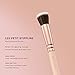 ZOEVA 122 Pure Synthetic Petit Stippling Makeup Brush (Rose Golden Vol. 2) - Contour Brush, Eyeshadow Brush, Strippling, Concealer, Vegan