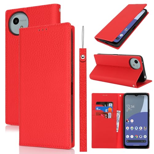 Pelanty for Sharp AQUOS Wish4 ケース手帳型 SH-52E SH-M27 A402SH スマホケース 牛革製品 本革レザー 財布型カバー カード収納 スタンド機能 内蔵マグネット 手作り柔らかい シャープ アクオス Wish4