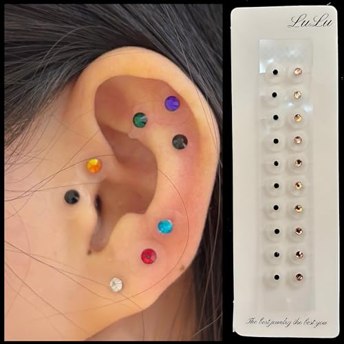 Pddolw Ear Seeds Acupuncture Kit - Relaxation, Easy Application, and Excellent Durability to Support Your Beauty