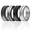 Black, Grey, Silver, Dark Silver