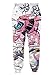 Ocsoc Men Dragon Ball Z Joggers Sweatpant 3D Anime Print Trousers Jogging Pants
