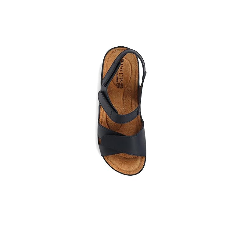 Pavers Women's Sandals with Adjustable Soft Straps - Memory Foam Suede Footbed - Comfortable Fit Lightweight Footwear - Casual Ladies Summer Shoes - Image 6