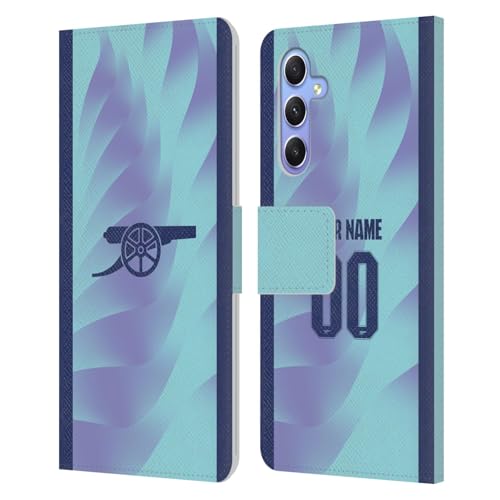 Coque en cuir Arsenal FC Samsung Galaxy A34 5G étui portefeuille haut de gamme au design soigné