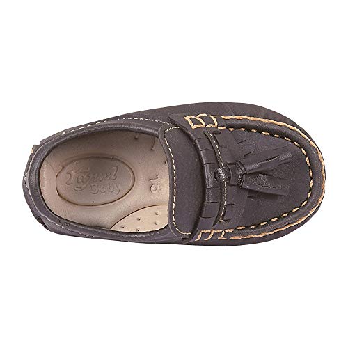 Mocassim Infantil Bebê Menino Pompom Preto