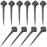 TorSor 10 Pack 1.5'' Common Cut Nails Old Fashion Decorative Antique Nails Hand Forged Iron Nail for Hanging Poster Frame Craft Handmade Project Wood Beams Wall Decoration Vintage Tapestry