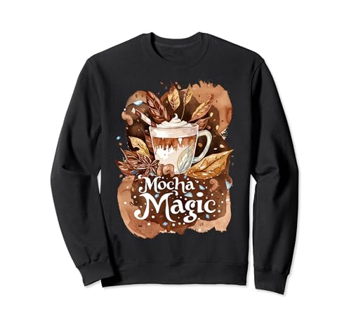 Moka Magic Tasse à café automnale esthétique et confortable vintage Sweatshirt