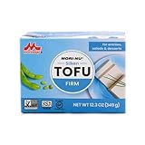 MORINAGA Silken Tofu Blue Firm – 10 Packs of 307g Each Silken Firm | Smooth & Extra Firm Tofu for Cooking, Baking, Stir-Fry & Vegan Recipes – High Protein & Shelf Stable