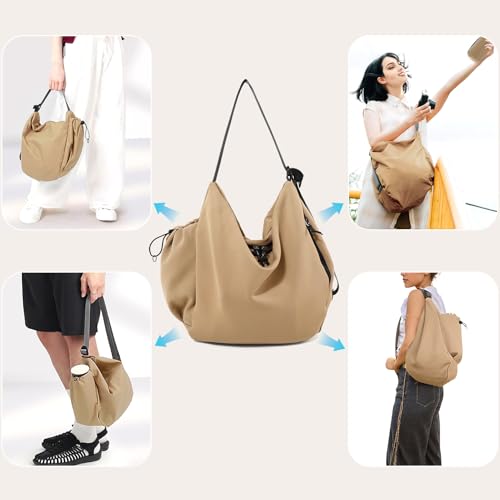 CONTAIL 18L Daily Shoulder Bag,Casual Tote Handbag,Waterproof Crossbody Bag with Removable Insulated Beverage Holder3