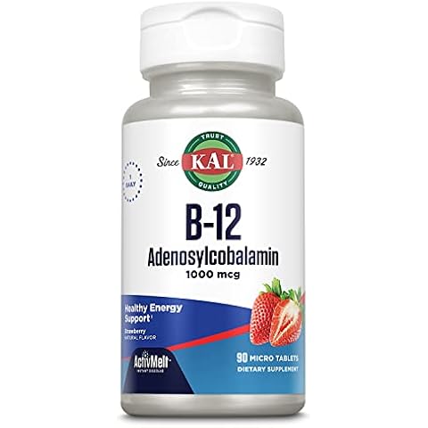 KAL Vitamin B12 1000 mcg Adenosylcobalamin ActivMelt Cover