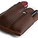 Hide & Drink, Front Pocket Wallet Handmade from Full Grain Leather - Multi-Tool Pouch, Card Holder, Money Organizer, Travel Accessories (Bourbon Brown)