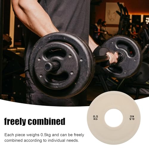 Toddmomy Placa De Peso De Borracha Placa De Barra Placa De Halteres De Borracha Placa De Pesos Placa