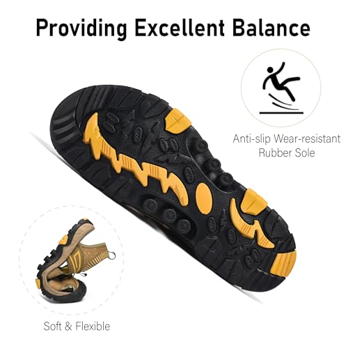 Asifn Men's Closed-toe Sandals For Outdoor Activities Beach Shoes Lightweight And Comfortable Fisherman Shoes Hiking And Casual Wear4