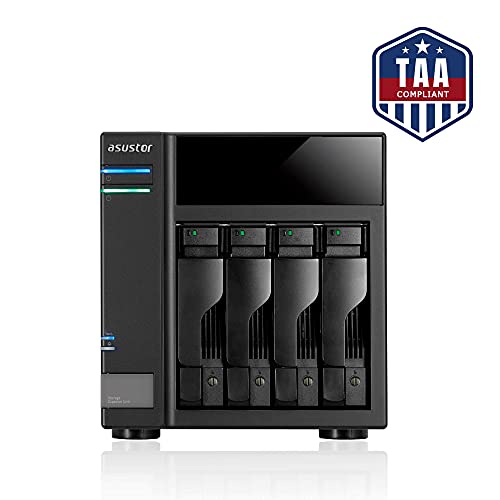 Storage NAS Asustor AS6004U (Unidade de Expansão USB3.1/Plug & Play/4 Baias/Até 64TB HDD/SSD) - *Sem
