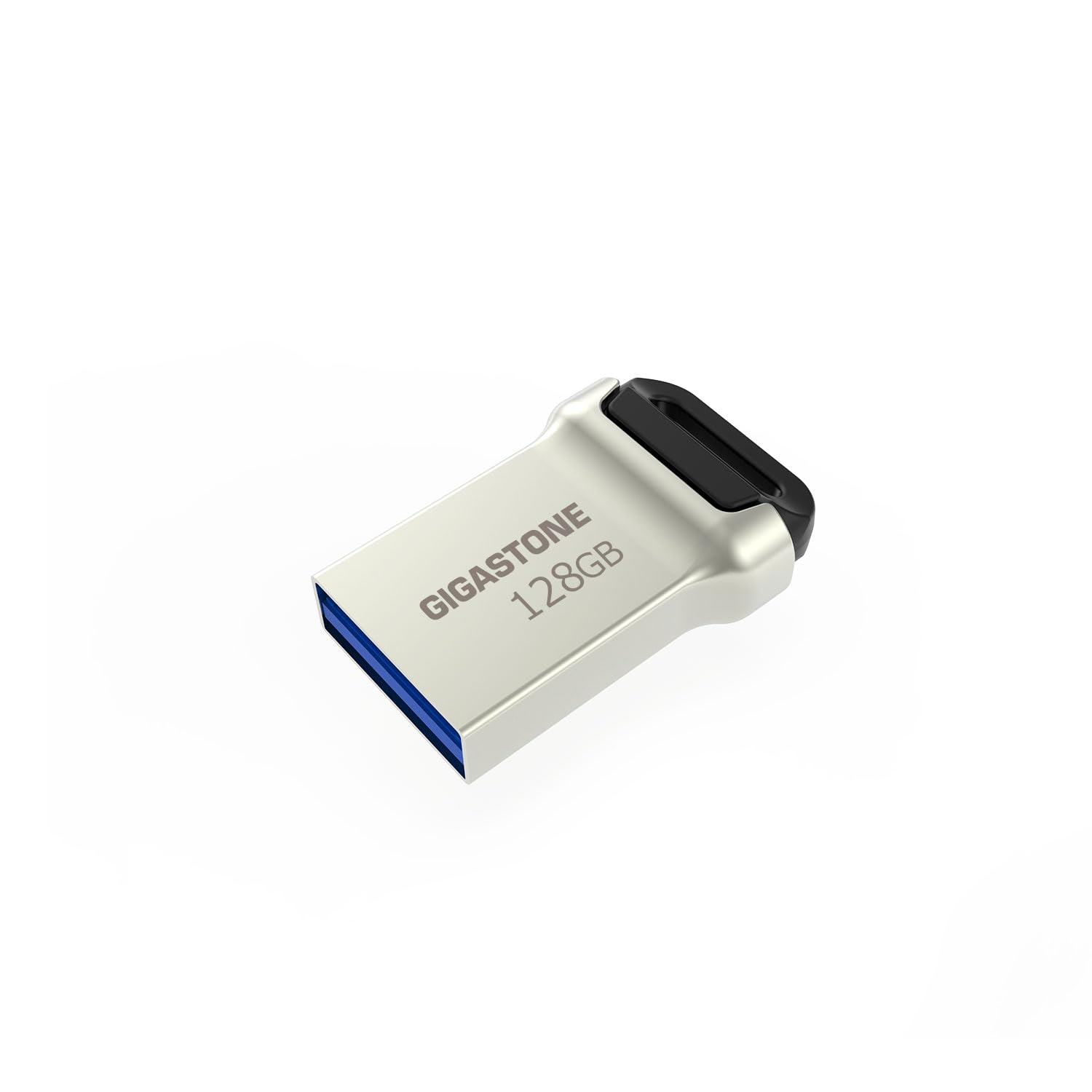 Gigastone 128 جيجا بايت USB3.1 فلاشة ، Z90 ، فضة ، شريحة ذاكرة USB تناسب صغير ، نمط ألياف الكربون