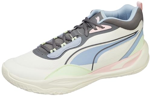Image of Puma Playmaker Textile Mid Boot Lace Up Mens Casual Shoes