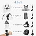 Action Camera Accessories Kit - 5-in-1 Set for GoPro Hero Compatible with All Models Head Strap, Chest Harness, Backpack Clip, 360° Wrist Strap, Storage Bag