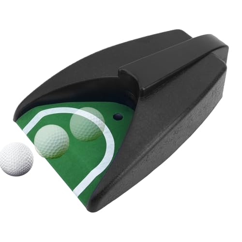 BTFO Golf Ball Return Putting Unit, Automatic Golf Ball Returner Putting Return Machine Battery-Powered (Not Included) for Indoor Outdoor Home Office Yard Practice